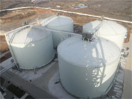 梧州5000吨立式粉煤灰储存罐